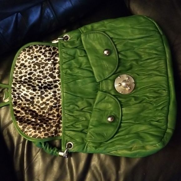 Steve Madden Vintage Green Purse, Mint - Picture 2 of 4